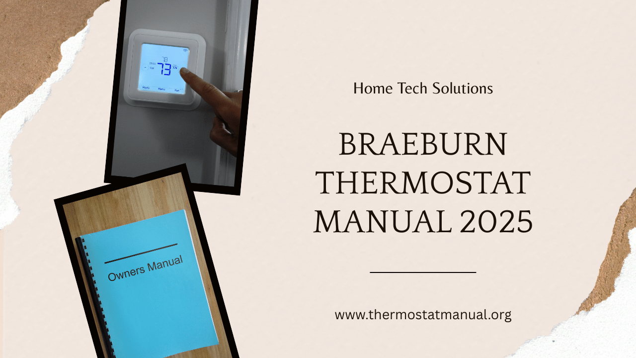 Braeburn Thermostat Manual – Complete User Guide 2025
