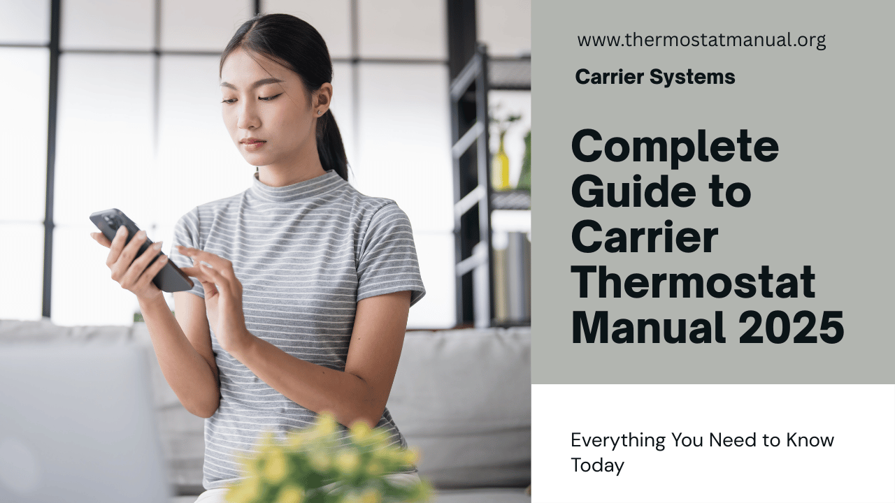 Carrier Thermostat Manual PDF 2025​